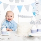 Preview: Cake Topper - 1st Birthday - Silver